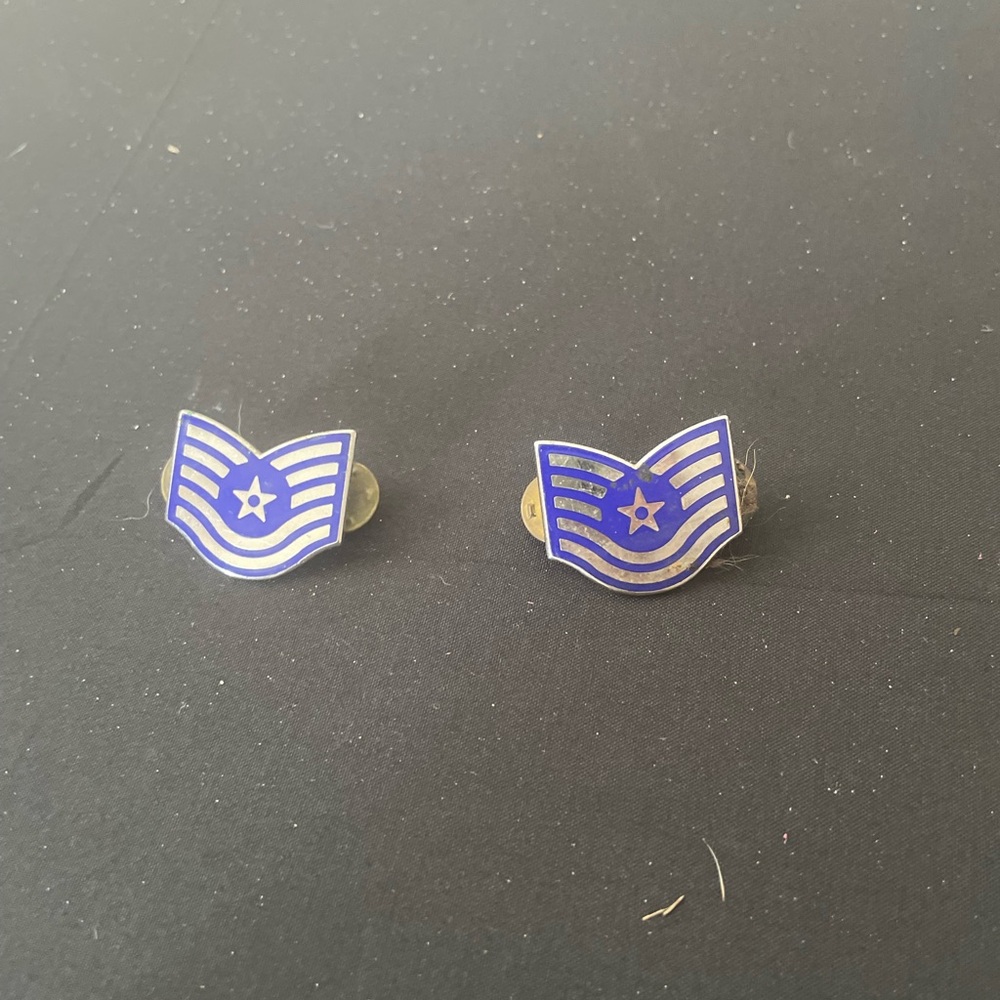 Military Technical Sergeant E-6 Air Force pins